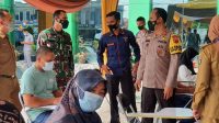 polres-bungo Kompak, Kapolres Bungo Bersama Dandim 0416/Bute Tinjau Vaksinasi Massal Kepada Warga