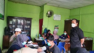 Santri Ponpes Qiroatul Quran Antusias Ikut Vaksinasi yang Digelar Polres Bungo