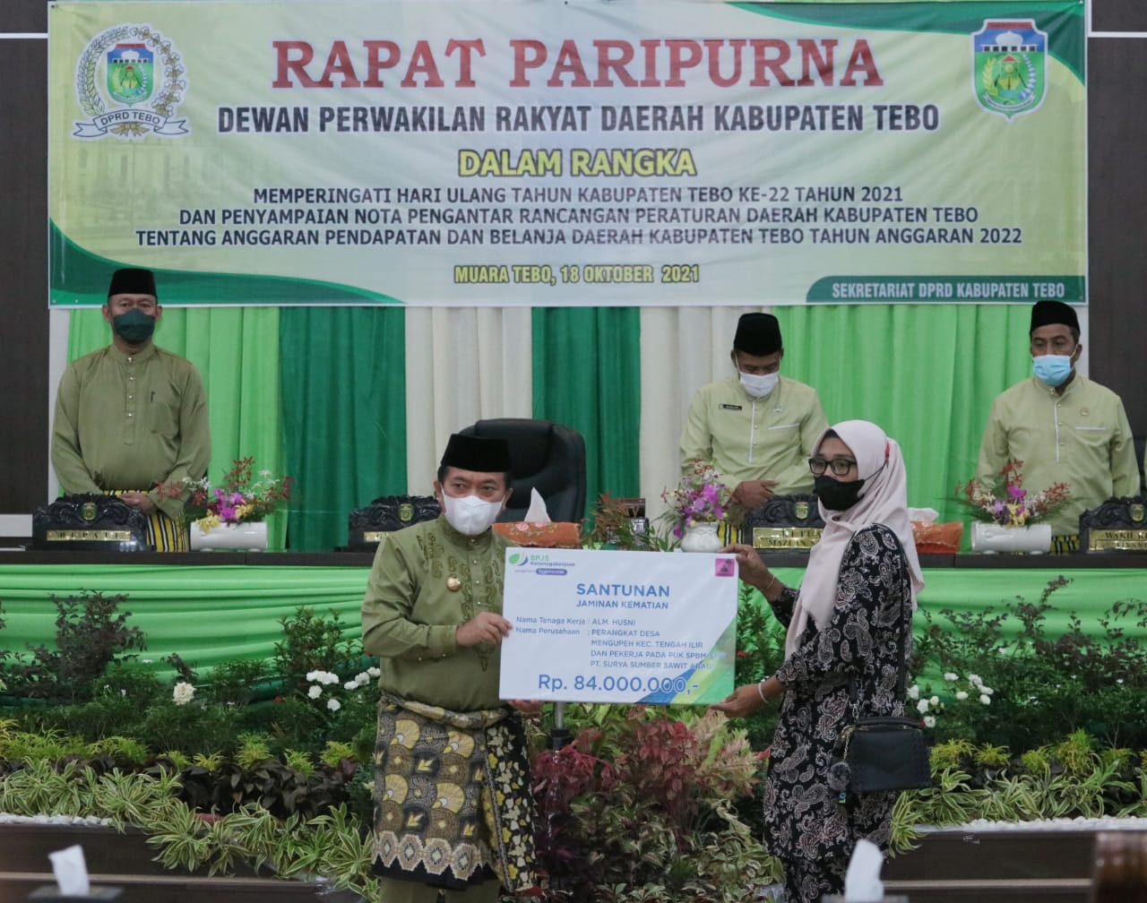 Peringati HUT Kabupaten Tebo, Gubernur Al Haris: Kedepan Pemerintah Provinsi Jambi Fokus Membenahi SDM