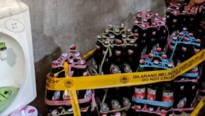 foto-minol-sitaan Satpol PP Kota Jambi Sita 4.514 Minol
