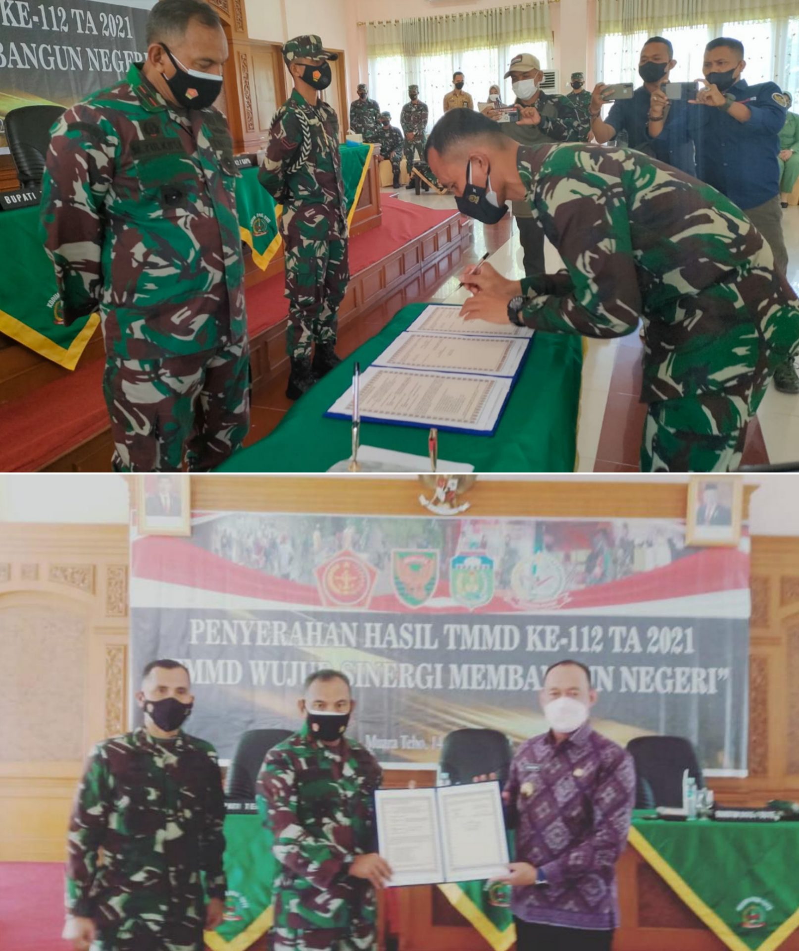 foto-penutupan-tmmd112-oleh-danrem Danrem 042/Gapu, Resmi Tutup TMMD ke-112 Kodim 0416/Bute