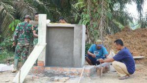 Tugu Bukti Kemanunggalan TNI Bersama Rakyat Hampir Rampung