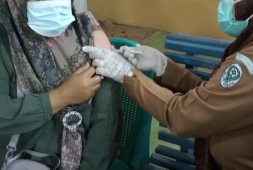 foto vaksinasi ibu hamil