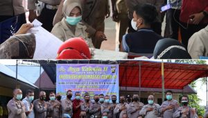 Alumni Bintara 4-13 Dalam Tempo 7 Jam, Berhasil Ajak 1.111 Warga Bungo-Jambi Ikuti Vaksinasi Covid-19 