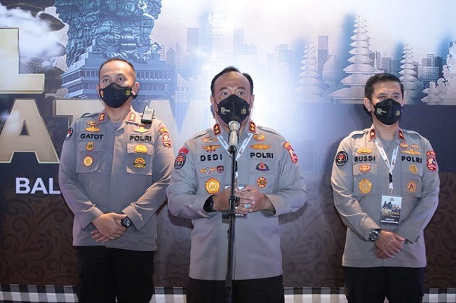 Apel Kasatwil Polri Mantapkan Pengendalian Covid-19 Hingga Persiapan Agenda Kenegaraan