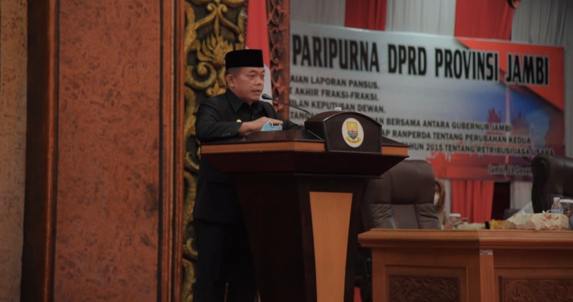 Al Haris Klaim Ranperda Retribusi Jasa Upaya Pemprov Jambi Tingkatkan PAD
