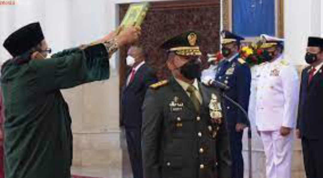 Jenderal TNI Dudung Abdurachman Resmi Gantikan Jenderal TNI Andika Perkasa