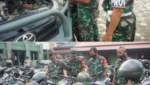 foto-kendaraan-kodim-0416 Dukung Tugas Personel, Tim Denpal II/2 Jambi Cek Kendaraan Dinas Kodim 0416/Bute