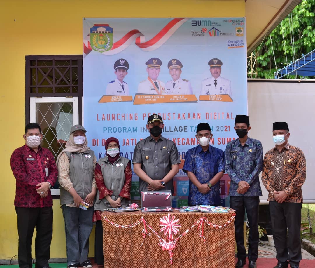 pemkabtebo_251712468_582369042987813_1333851655123204117_n Perpustakaan Digital Jatibelarik Wakili Provinsi Jambi Dalam Innovillage 2021.