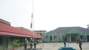 foto-kodim0416-bute Gelar Upacara Bendera, Kasdim 0416/Bute Tekankan Prajurit Tanamkan Jiwa Nasionalisme