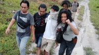 foto pelaku saat ditangkap