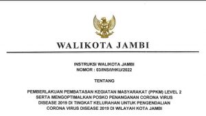 foto-instruksi-walikota Tamu Resepsi Dibatasi 50 Persen, Harus Seizin Satgas Covid-19