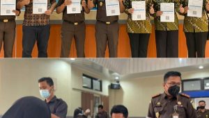 foto-kejari-bungo-vaksinasi Puluhan Pegawai Kejari Bungo Ikut Suntik Vaksin Booster