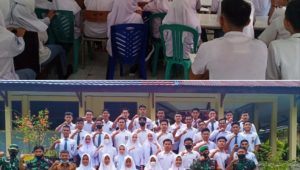 foto-koramil-rantaupandan Tingkatkan Minat Siswa Masuk TNI, Babinsa Koramil 416-01/Rantau Pandan Sosialisasi Ke sekolah Wilayah Binaan