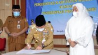 foto-alharis Pemprov Jambi Terima Hibah Tanah Untuk Sport Center