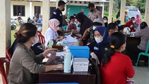 Polres Bungo Gencar Mensukseskan Percepatan Vaksinasi Di Kabupaten Bungo