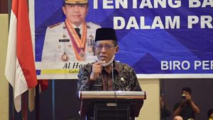 foto-sani Wagub Sampaikan Tauziah Dalam Peringatan Isra’ Mi’raj Bersama DPD Pengajian Al Hidayah Provinsi Jambi