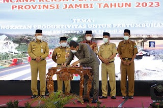 Pembukaan Musrenbang Tingkat Provinsi Jambi di Hadiri Bupati Bungo H.Mashuri