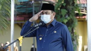 foto-bupati-bungo Usai Libur Hari Raya Idul Fitri, Bupati Bungo Pimpin Apel Gabungan