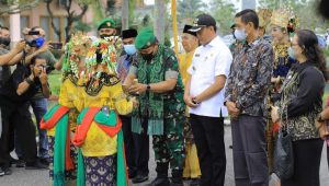 Bupati Tebo Dr.H.Sukandar Sambut Silaturahmi Danrem 042 Jambi
