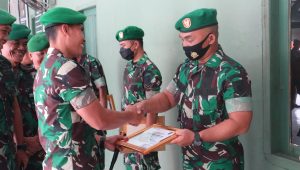 foto-dandim0416 Dandim 0416/Bute Pimpin korps Raport Pindah Satuan Anggota Kodim 0416/Bute