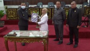 Bupati Bungo Mashuri Tandatangani Nota Kesepakatan Rancangan Perubahan KUA-PPAS APBD 2022