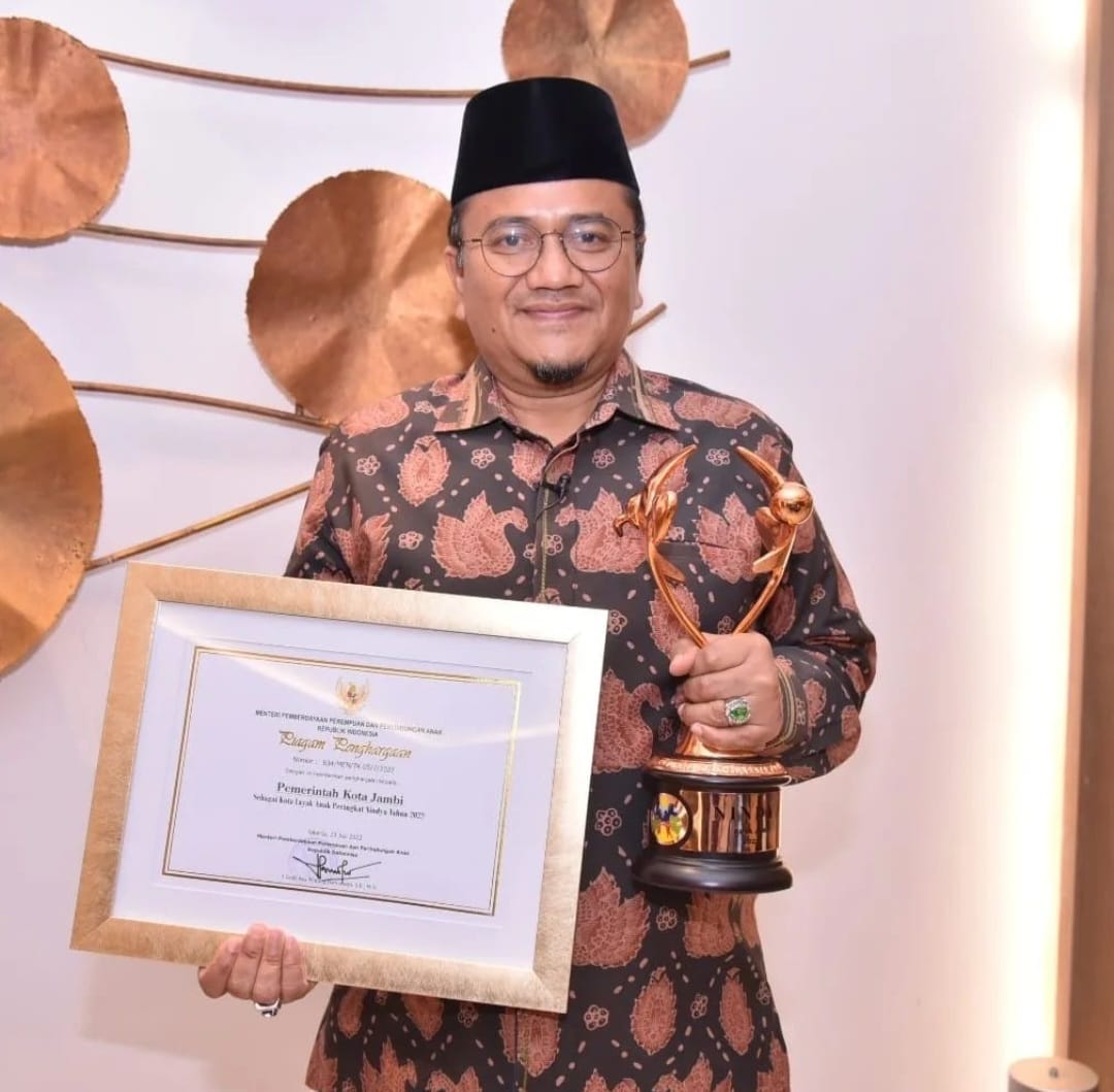 Kota Jambi Raih Penghargaan KLA Tingkat Nindya, Maulana : Tahun Depan Targetnya Utama