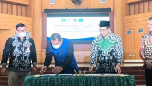 Bupati Bungo H.Mashuri Menandatangani MoU dengan Universitas Terbuka