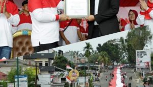 foto-bendera-muri Kirab Bendera Merah Putih di Kabupaten Bungo Pecahkan Rekor MURI