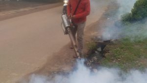 foto-foging Lima Warga Terjangkit DBD, 30 Rumah di Lingkar Selatan di Fogging