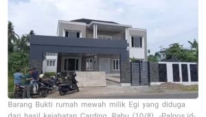 foto-rumah Dua Hacker Pembobol Kartu Kredit Asal Lubuklinggau Dibekuk Polisi