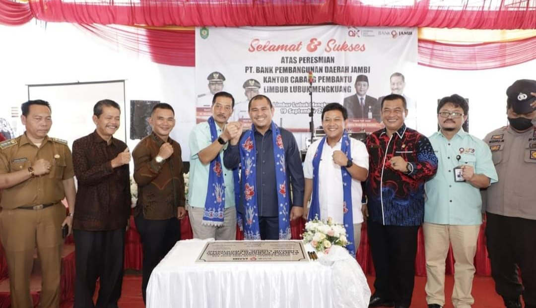 Bupati Bungo Menghadiri Peresmian Kantor Cabang Pembantu Bank Jambi