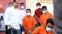 Polda Jambi Gelar Konferensi Pers, Ungkap Kasus Perampokan Pedagang Emas di Merangin