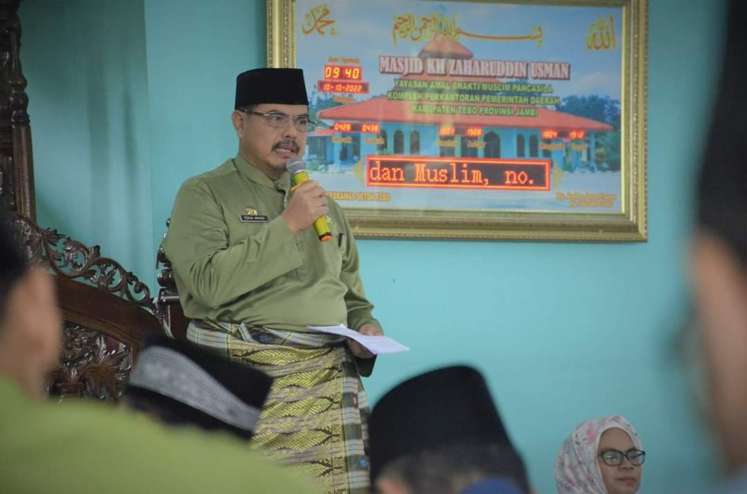 foto-sekda-tebo SekdaTebo Drs.Teguh Arhadi Menghadiri Peringatan Maulid Nabi Muhammad SAW 2022