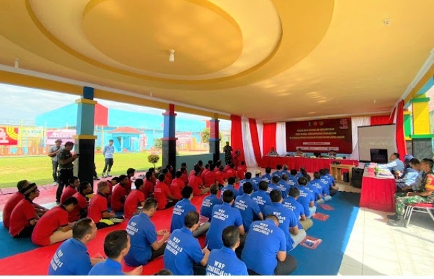 foto-kalapas-2b-sarolangun-irwan Warga Binaan Lapas Sarolangun Dapat Penguatan Wawasan Kebangsaan dari Dandim 0420/Sarko