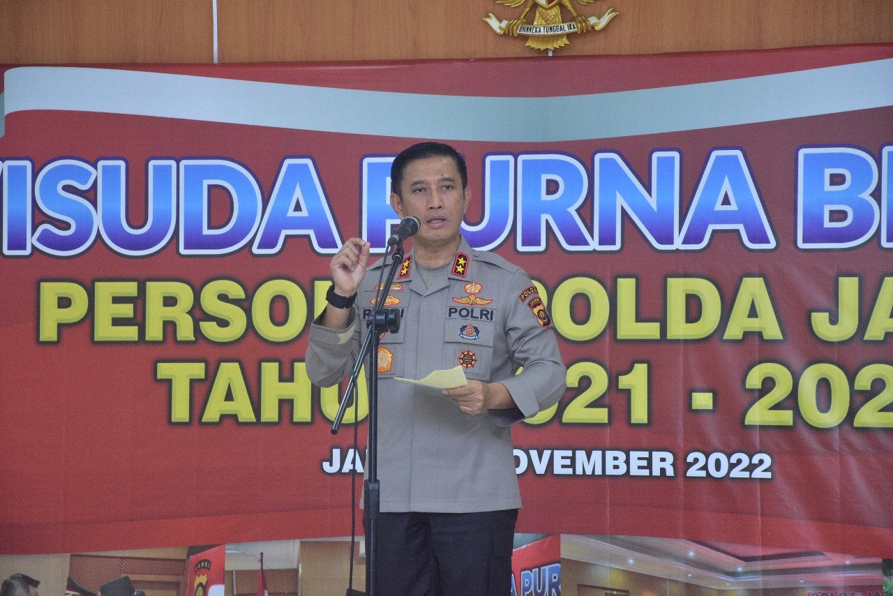 Kapolda Jambi Irjen Pol Rusdi Hartono Pimpin Langsung Upacara Wisuda Purna Bhakti