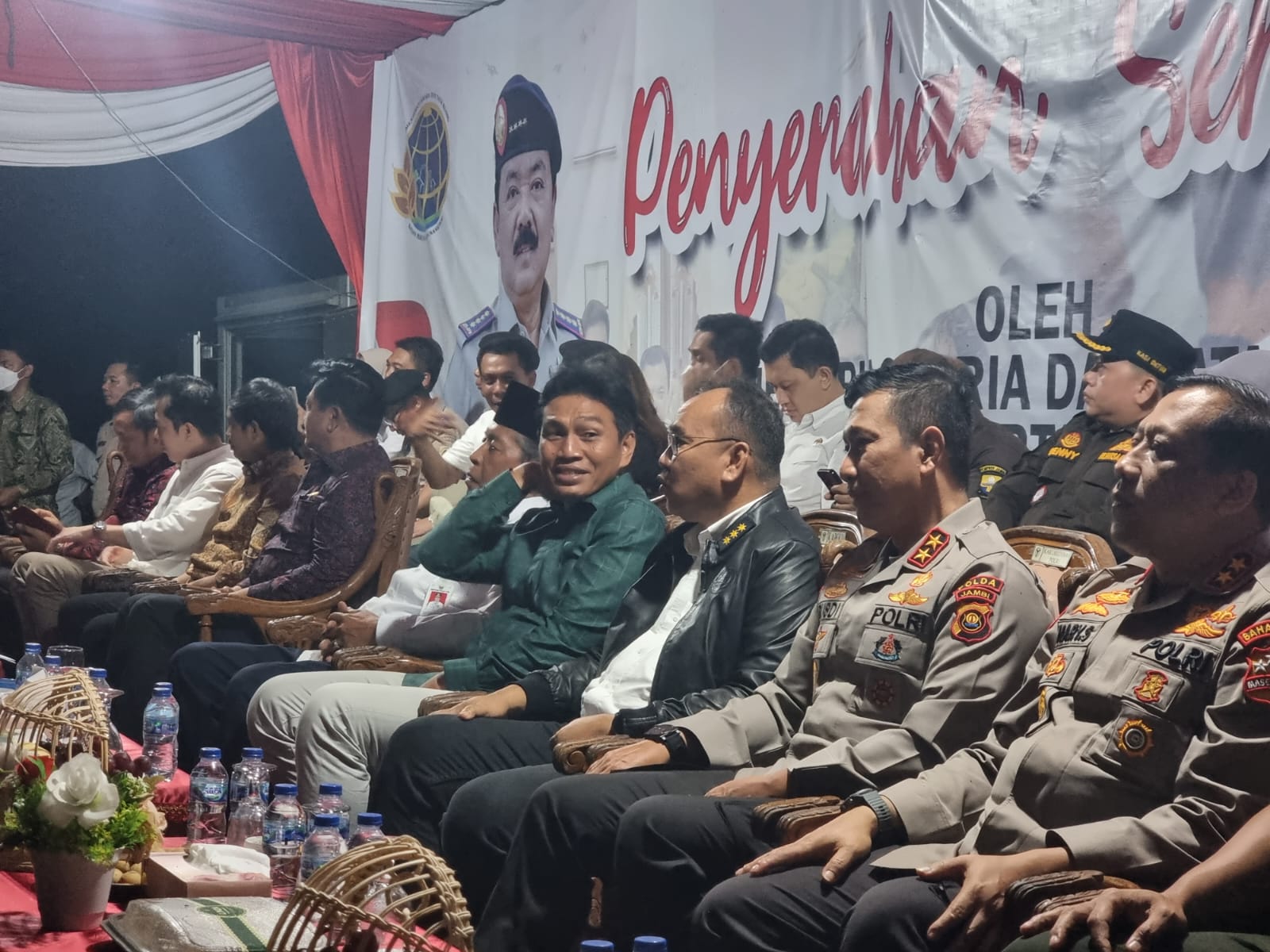 Kapolda Jambi Sambut Kedatangan Menteri ATR/BPN RI, Marsekal TNI (Purn) Hadi Tjahjanto