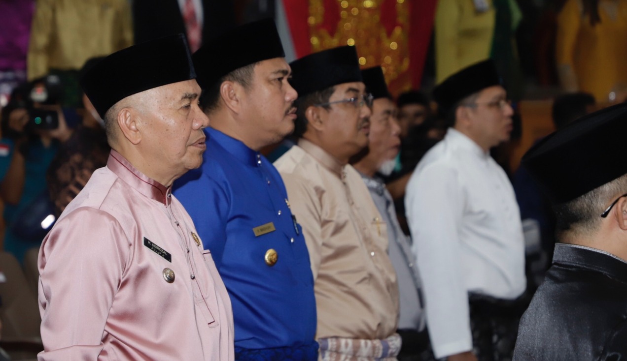 Bupati Bungo H.Mashuri.SP.ME bersama Sekda Menghadiri HUT Provinsi Jambi Ke-66