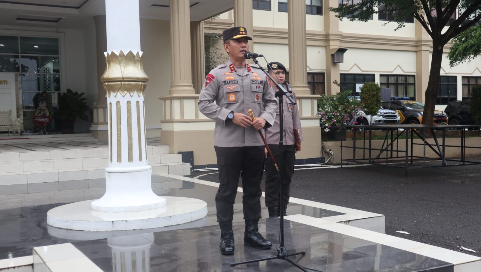 Kapolda Jambi Irjen Pol Rusdi Hartono Gelar Apel Personel, Ini Pesannya