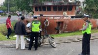 foto-satlantas-polres-bungo Satlantas Polres Bungo Razia Knalpot Racing, Sebanyak 80 Pengendara Diberikan Tilang