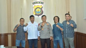 Kapolda Jambi Menerima Kunjungan Pengurus SMSI