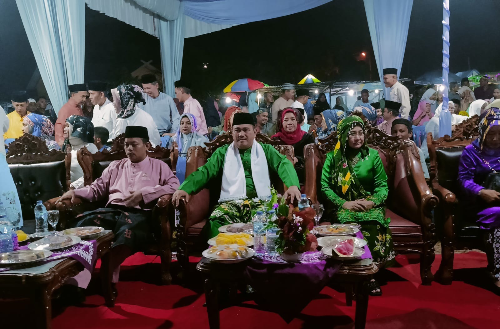 Bupati Bungo H. Mashuri Bersama Ketua TP PKK  Hadiri MTQ Ke-VIII Tingkat Kecamatan Jujuhan Ilir
