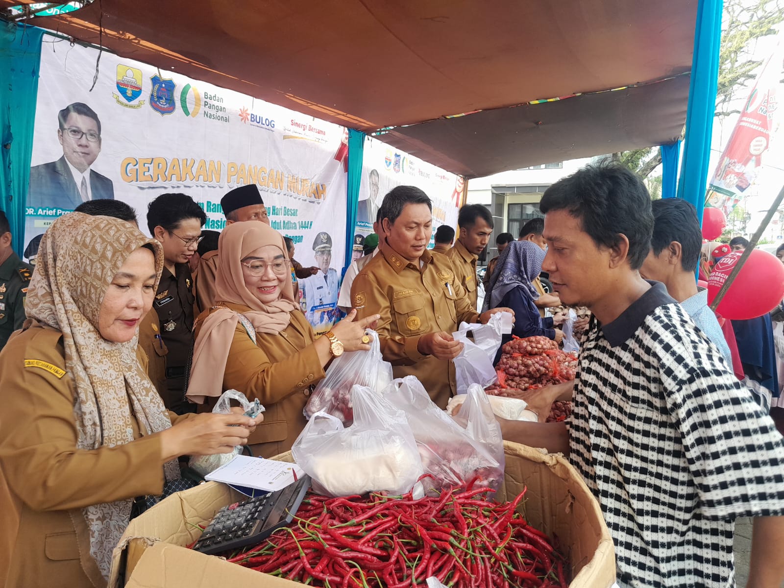 Jelang Idul Adha Pemkab Tanjab Barat Gelar Gerakan Pangan Murah