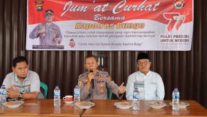 foto-polres-bungo-jumat-curhat Program Jumat Curhat : Polres Bungo Serap Keluhan Warga Kelurahan Batang Bungo