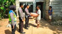 foto satlantas polres bungo bagikan sembako