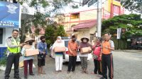 foto satlantas polres bungo gelar bansos