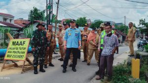 Walikota Jambi Syarif Fasha Tinjau Pembangunan Drainase