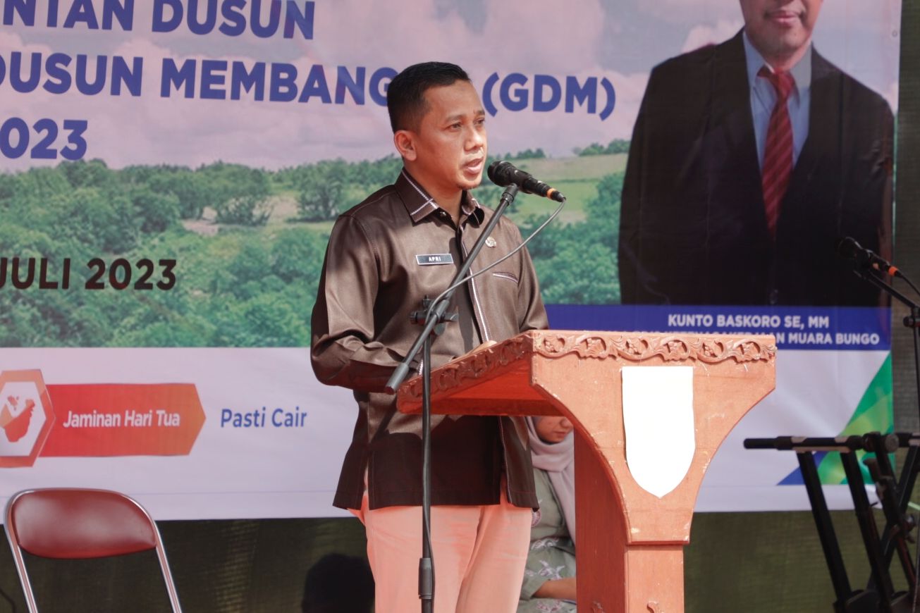 Wakil Bupati Bungo Launching Perlindungan Jaminan Sosial Ketenagakerjaan Bagi Pekerja Rentan  