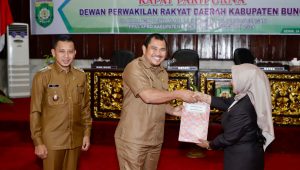 Bupati Bungo H.Mashuri Sampaikan KUA Dan PPAS Tahun 2024