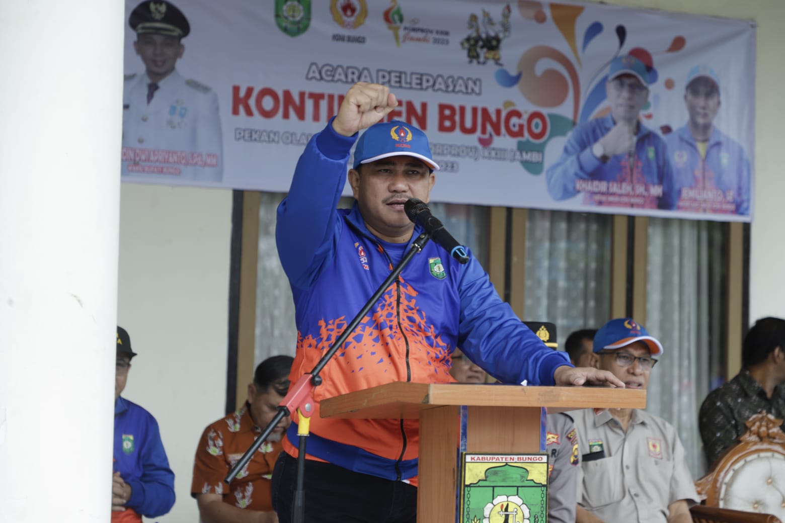Bupati Bungo H.Mashuri Melepas 861 Kontingen Ke Porprov Jambi Ke-XXIII Tahun 2023